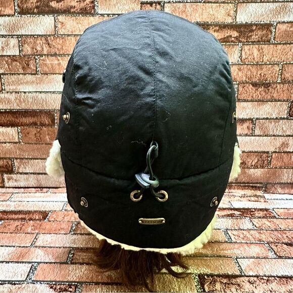 STETSON Men’s Sherpa Nylon Aviator Trapper Hat - Picture 4 of 11